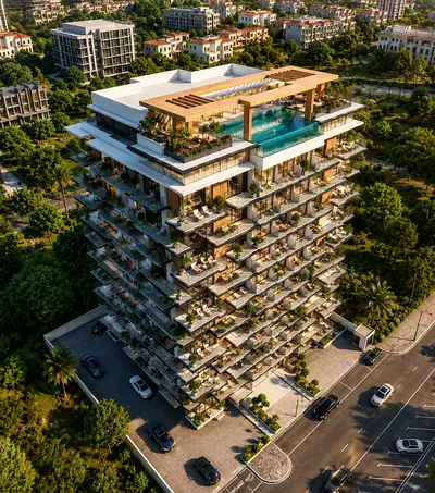 Real Price)High Floor|50%Post Handover|1%Monthly|15%ROI