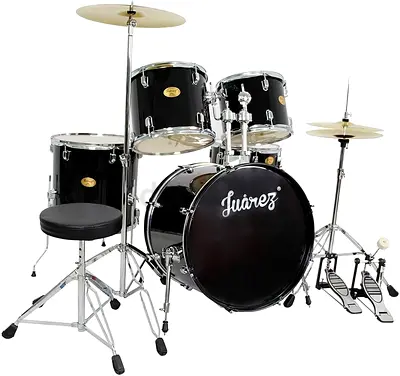 JUAREZ Obra JRD500BK Full-Size 5-Piece Adult Acoustic Drum Set | New Open Box