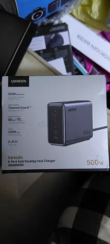 UGREEN Nexode 500W 6-Port GaN Desktop Fast Charger - Brand New in Box