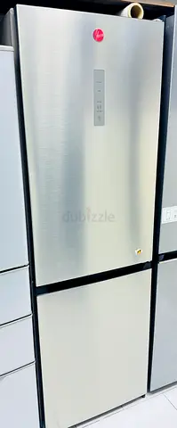 Hoover Stainless Steel Bottom Freezer Refrigerator - Good Condition