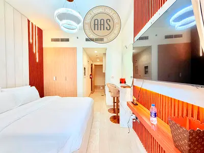 Furnished Studio | Pool View | Azizi Riviera 21