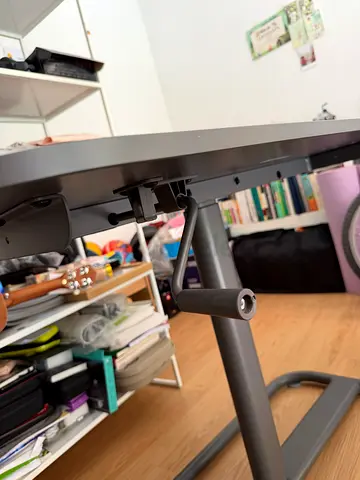 IKEA adjustable Desk with Manual Crank