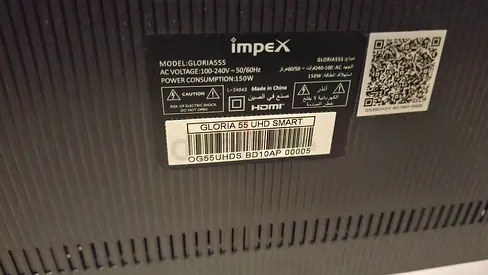 Impex Gloria 55" UHD Smart TV - 55 inch (Working, Good Condition)
