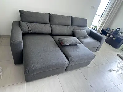 Top Quality ikea Eskilstuna L shape sofa bed with storage