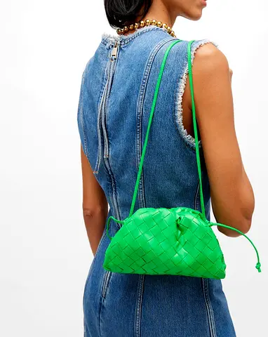 Bottega Veneta Mini Pouch Green