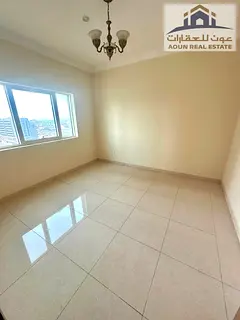 Al Khan 3 rooms and a hall with Al Mamzar view 3 bathrooms and a clean apartment 52,000 over 4 insta