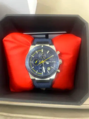 Ducati Men's Sport Chronograph Watch with Blue Fabric Strap