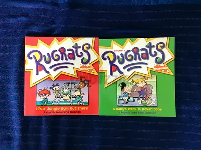 2 Rugrats Comic Strip Collection Books