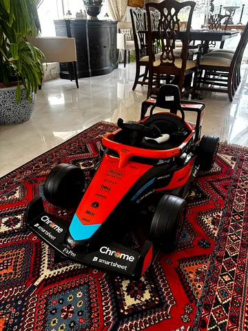 Mclaren - F1 Race Car Kids Battery Ride On Car Remote Control - 12V - Orange