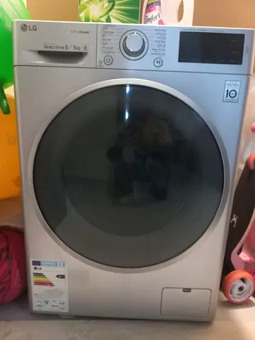 LG Front Load Washer Dryer (8kg Wash / 5kg Dry) - Silver