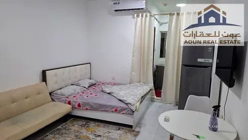 استديو مفروش بالنباعه ب 2500 شامل جميع الفواتير والنت