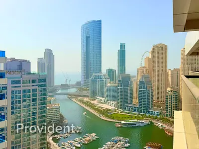 Spacious 1BR | Marina Views | For Rent