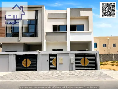 🏡 فيلا فاخرة للبيع في منطقة الياسمين – عجمان | 5 غرف | طابقان + روف | المياه والكهرباء والمكيفات مشمولة