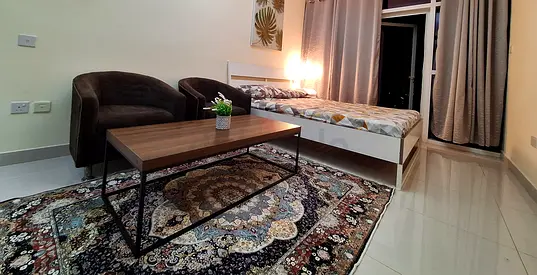 Master bedroom with attached washroom and balcony