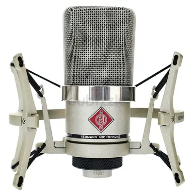 Neumann Large-Diaphragm Studio Microphone with Shockmount (Professional Condenser)