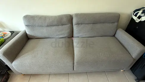 URGENT! Pan Home Grey 3-Seater Sofa for Sale