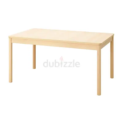 IKEA RÖNNINGE Extendable Dining Table - Light Birch, 118-173x78x75 cm