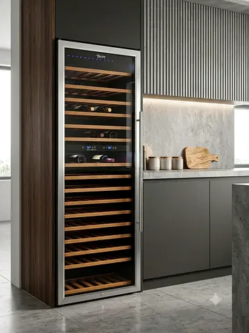 Terim Large-Size Dual-Zone Wine Fridge – Premium Wine Storage | Modern Design