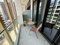 Furnished Studio | Azizi Riviera 63 | Balcony City View