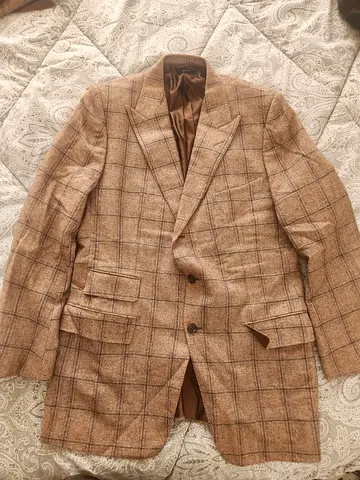 Original Tom Ford 3-Piece Wool & Silk Plaid Suit (Jacket, Vest, Trousers) – Size IT 56 R