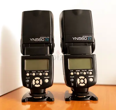 2x Yongnuo YN560 IV Flash Speedlite