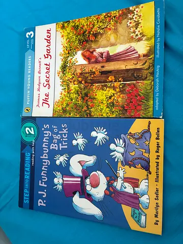 Set of 2 Children's Books: The Secret Garden and P. J. Funnybunny