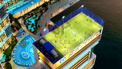 Waterfront Branded Living | Rooftop Football Pitch