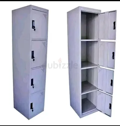 Metal 4-Compartment Locker — Good Condition