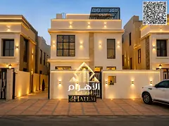 A bargain price including registration and ownership fees: a two-story villa with a roof, 5 bedrooms