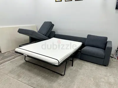 As perfect condition Ikea vimle lshape sofa bed with storage