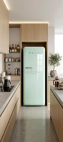 Smeg Retro Single-Door Refrigerator – Latest Version | Green | Iconic Italian Design