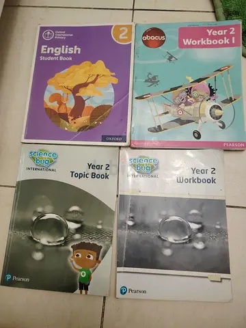Set of Year 1, 2 and 3- Good Used Condition, american curriculum books  available