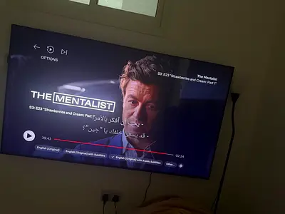 60-inch Samsung LED TV - Wall Mounted, Good Working Condition