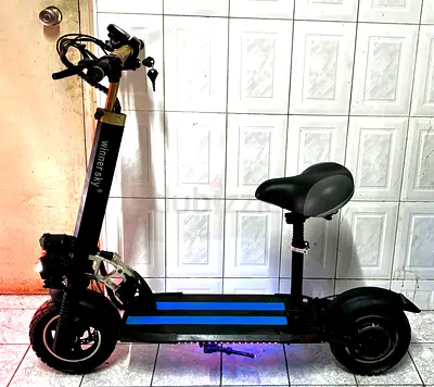 Electric Scooter with Seat — Foldable, Good Condition