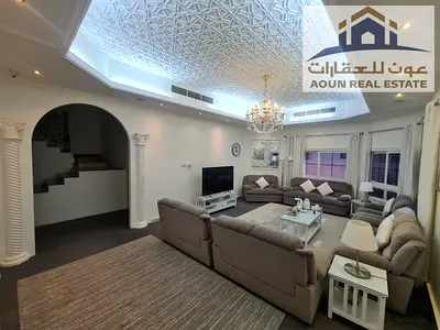 📍Villa for Annual Rent – Al Ramtha, Sharjah 📍 Prime Corner Location on Two Streets 📐 Land Area: 7,500 sq. ft. Ground Floor: