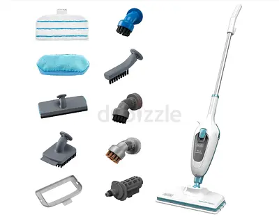 Steam mop with multiple floor and brush attachments - lightly used