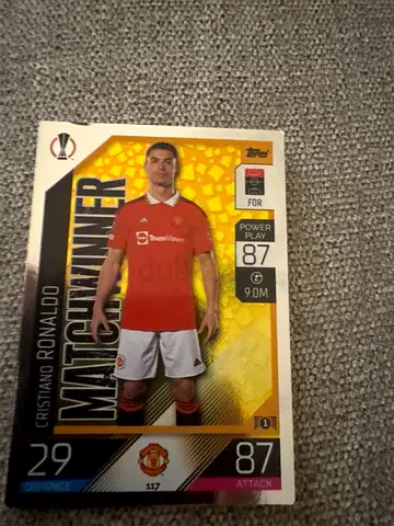 Cristiano Ronaldo Matchwinner Trading Card (UEFA)