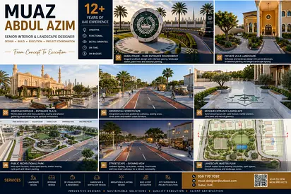 Freelance Interior & Landscape Designer | Design, 3D & Execution – Dubai