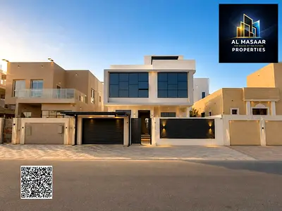 فرصة مميزة لامتلاك فيلا في الزاهية – عجمان، بتصميم عائلي عملي ومساحات مريحة، مناسبة للسكن العائلي أو الاستثمار