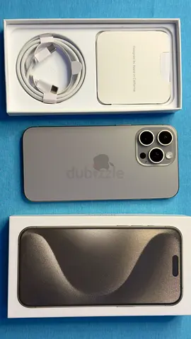 Iphone 15 promax 256gb Natural titanium