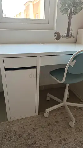IKEA desk table with chair