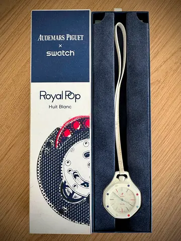 SWATCH x AUDEMARS PIGUET ROYAL POP "HUIT BLANC" for SALE