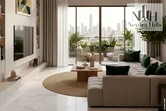 Skyline View 1BR | Furnished Apartment | Balcony Terrace