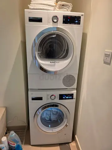 Bosch Premium Model washer & Dryer 8th Series Each 9kg