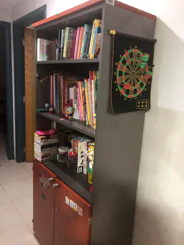 Mixed wood / metal Book Shelf for sale !!!