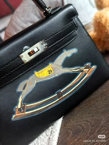 Hermes MINI Kelly in black