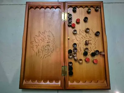 Hand Crafted Wooden Backgammon