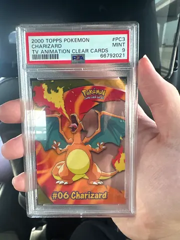 Charizard pokemon topps #06 —PSA 9