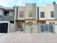 Modern villa for sale in Al Zahia – Ajman | 4 bedrooms, luxurious and modern custom finishing, ele