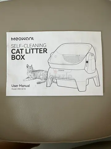 Meowant Self-Cleaning Top Entry Smart Cat Litter Box - X-Large, Black